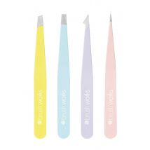 brushworks Combination Tweezer Set 4 st
