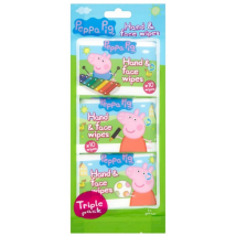 Peppa Pig Hand &amp; Face Wipes Triple Pack 3 x 10 pcs