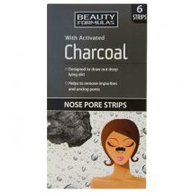 Beauty Formulas Charcoal Nose Pore Strips 6 st