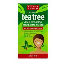 Beauty Formulas Tea Tree Deep Cleansing Nose Pore Strips 1 st