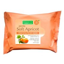 Beauty Formulas Gentle Soft Apricot Cleansing Facial Wipes 30 st
