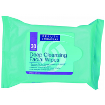Beauty Formulas Deep Cleansing Facial Wipes 30 pcs