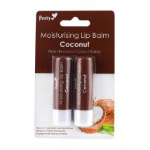 Pretty Moisturising Lip Balm Coconut 2 x 4,3 g