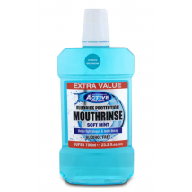 Active Oral Care Fluoride Protection Soft Mint Mouthwash 750 ml