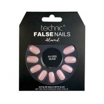 Technic False Nails Almond Gloss Nude 24 st