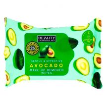 Beauty Formulas Avocado Make-Up Remover Wipes 25 pcs