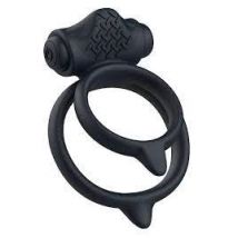 B Swish Bcharmed Basic Plus Massaging Penis Ring Black 1 pcs