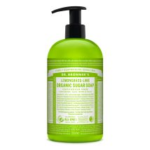 Dr. Bronner&rsquo;s Organic Sugar Soap Lemongrass &amp; Lime 710 ml