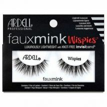 Ardell Faux Mink Wispies False Eyelashes Black 1 pair