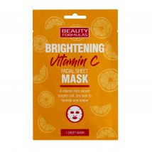 Beauty Formulas Brightening Vitamin C Facial Sheet Mask 1 st