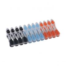 G. Funder Plastic Clip With Rubber Grip 12 pcs