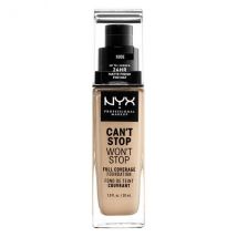 NYX Can&#039;t Stop Won&#039;t Stop Foundation Nude 30 ml