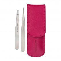 Tweezerman Petite Tweeze Set With Pink Case 3 st
