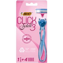 Bic Klik Op Soleil 3 Scheermes &amp; Scheermesjes 1 st + 4 st