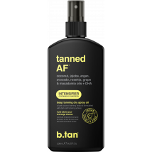 B.Tan Tanned Af Deep Tanning Dry Spray Oil Zero SPF 236 ml