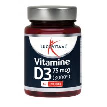 Lucovitaal Vitamine D3 75 Mcg 70 st