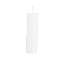 House Doctor Pillar Candle White 15 x 4 cm 1 pcs