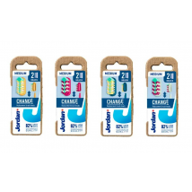 Jordan Change Medium Toothbrush Refill Assorted 2 pcs