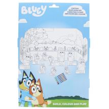Bluey Build, Colour and Play Set