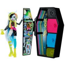 Monster High Skulltimate Secrets Neon Frights Frankie Stein Fashion Doll