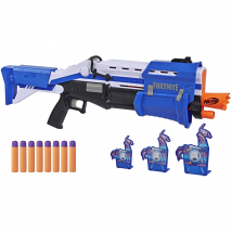 Nerf Fortnite Pump Action Dart Blaster with 8 Darts & Targets
