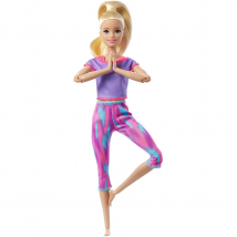 Barbie Blonde Made to Move Flexible Yoga Doll