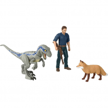 Jurassic World Dominion Owen & Velociraptor Beta 2 Pack Figure Set