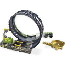 Hot Wheels Monster Trucks Epic Loop Challenge Playset with Twin Mill Monster Truck