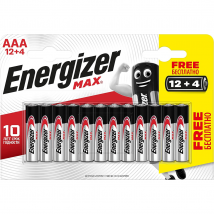Energizer MAX + PowerSeal Technology AAA Batteries Pack of 16