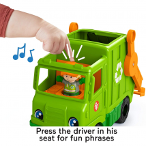 Fisher-Price Little People Recycling Push Musical Truck