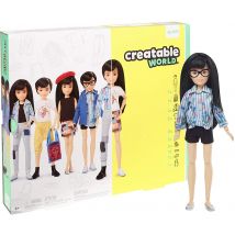 Creatable World Deluxe Dark Straight Hair Character Kit
