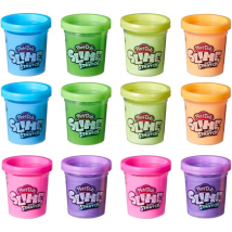 Play-Doh Slime Super Stretch Multipack of 12 Assorted Colours Non-Toxic
