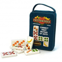 Bananagrams Fruitominoes Domino Game with Storage Bag