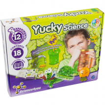 Science4You Yucky Science STEM educational Science Kit with 12 Experiments