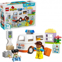 Lego Duplo 10447 Ambulance & Driver Construction Playset