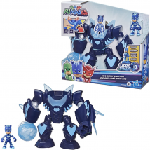 PJ Masks Robo Preschool Toy with Catboy Action Figure (Brown Eco Packaging)