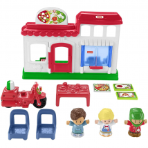 Fisher-Price Little People We Deliver Pizza Place & Action Figures