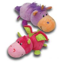 Flip a Zoo Purple Unicorn/Pink Dragon 2 in 1 40cm Soft Plush Toy 026262