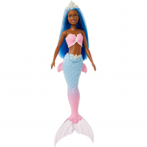 Barbie Dreamtopia Mermaid Doll with Blue Hair and Tiara