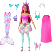 Barbie Dreamtopia Mix And Match Doll Unicorn Mermaid