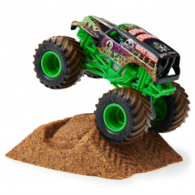 Monster Jam Grave Digger & Kinetic Sand Monster Dirt Starter Set