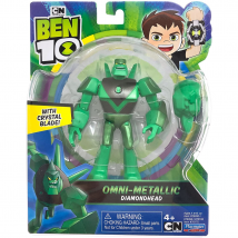 Ben 10 Action Figure - Metallic Theme Diamond Head