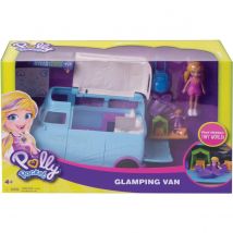 Polly Pocket FTP74 Glamping Van with Dual Scale Camping Theme