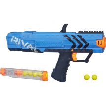 NerfÂ Shooting GamesÂ Blaster RivalÂ Apollo XV 700 inÂ Blue with 7 Balls