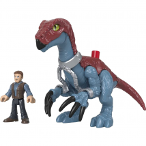 Imaginext Jurassic World Action Figure - Therizinosaurus & Owen Dinosaur
