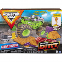 Monster Jam Grave Digger Monster Dirt Deluxe Set with 454g of Monster Dirt