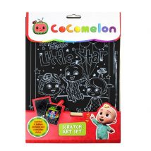 Cocomelon Scratch Art Set