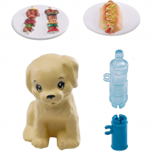 Barbie Mini Playset & Pet Outdoor Barbeque BBQ