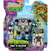 Teenage Mutant Ninja Turtles Mutations Mix & Match 4.5-Inch Bishop & Mech Figure