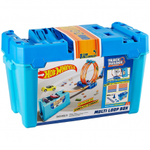 Hot Wheels Track Builder Multi Loop Box Playset with Diecast Car